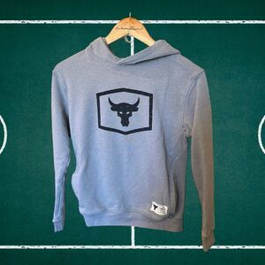 Under Armour Boys Project Rock Warm-Up Hoodie Gray Size Youth Large Kids
